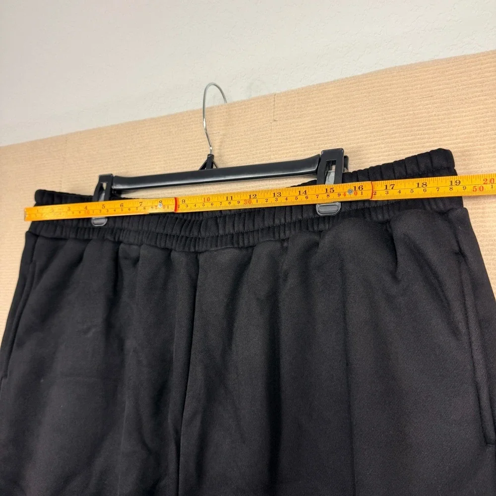 COMFRT Unisex Obsidian Black Sweatpants DND Joggers Relaxed Fit Streetwear XL